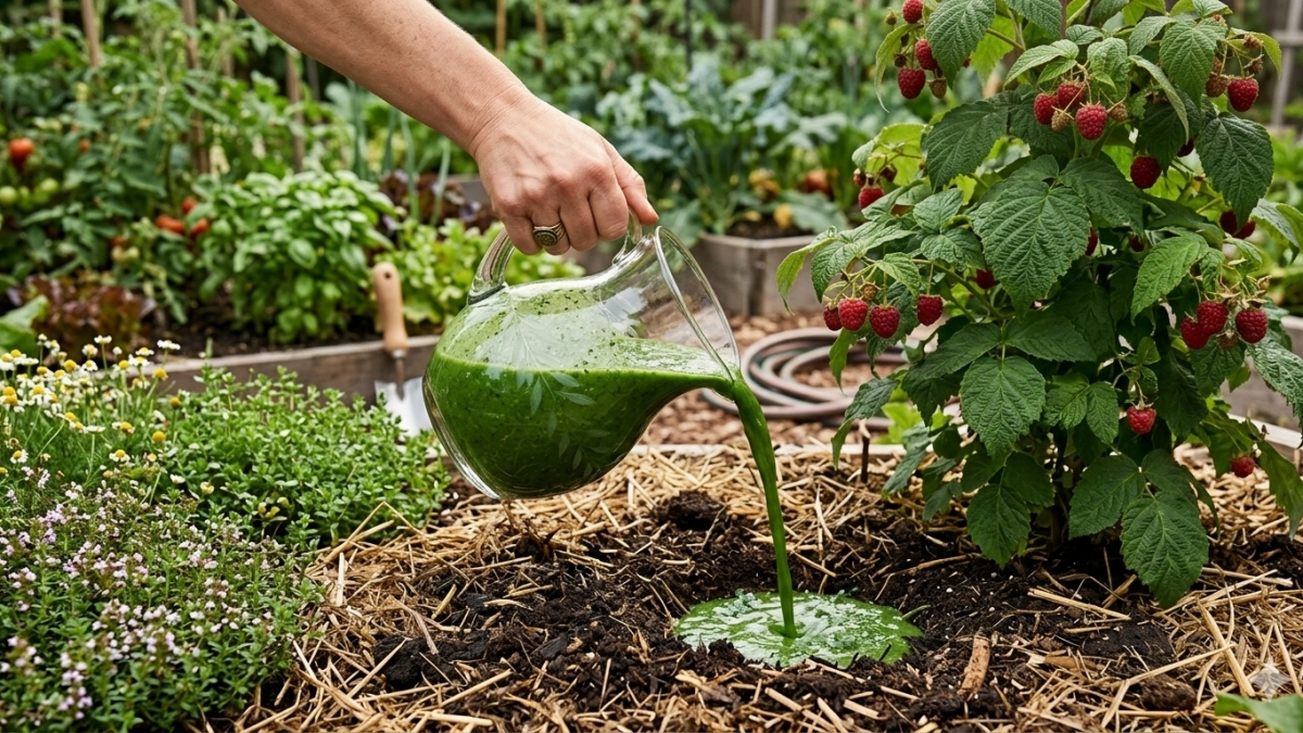 До 10 мая 2 л в лунку под корень малине - и вместо дохлых кустов вырастит густой лес: ягоды слаще зефира 