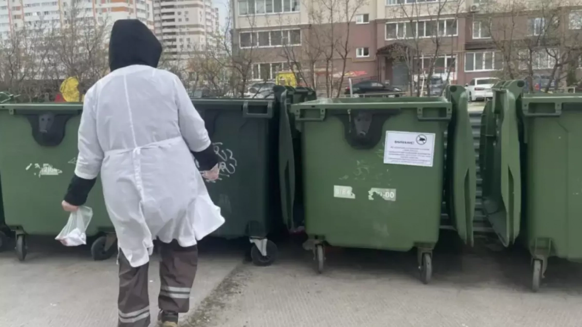 В Пензе дезинфицируют контейнерные площадки от грызунов 