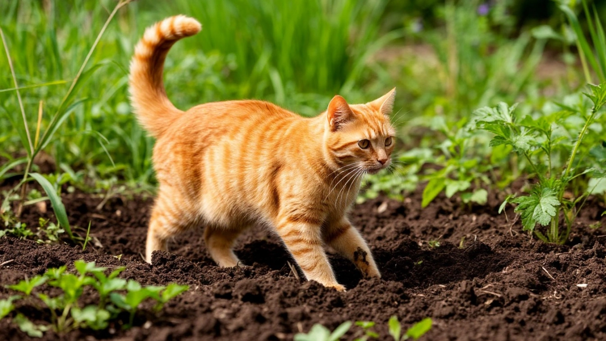 Кошки больше не ходят на грядки в туалет: вопрос решила копеечная специя с кухни