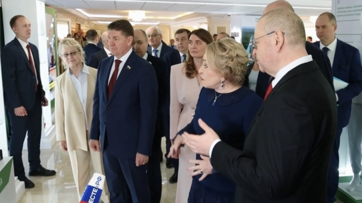 Валентина Матвиенко посетила интерактивную выставку Пензенской области 