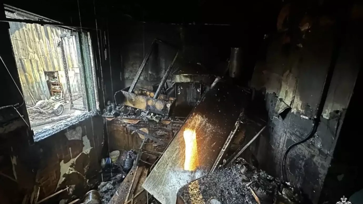 В селе под Кузнецком загорелись жилой дом и надворные постройки
