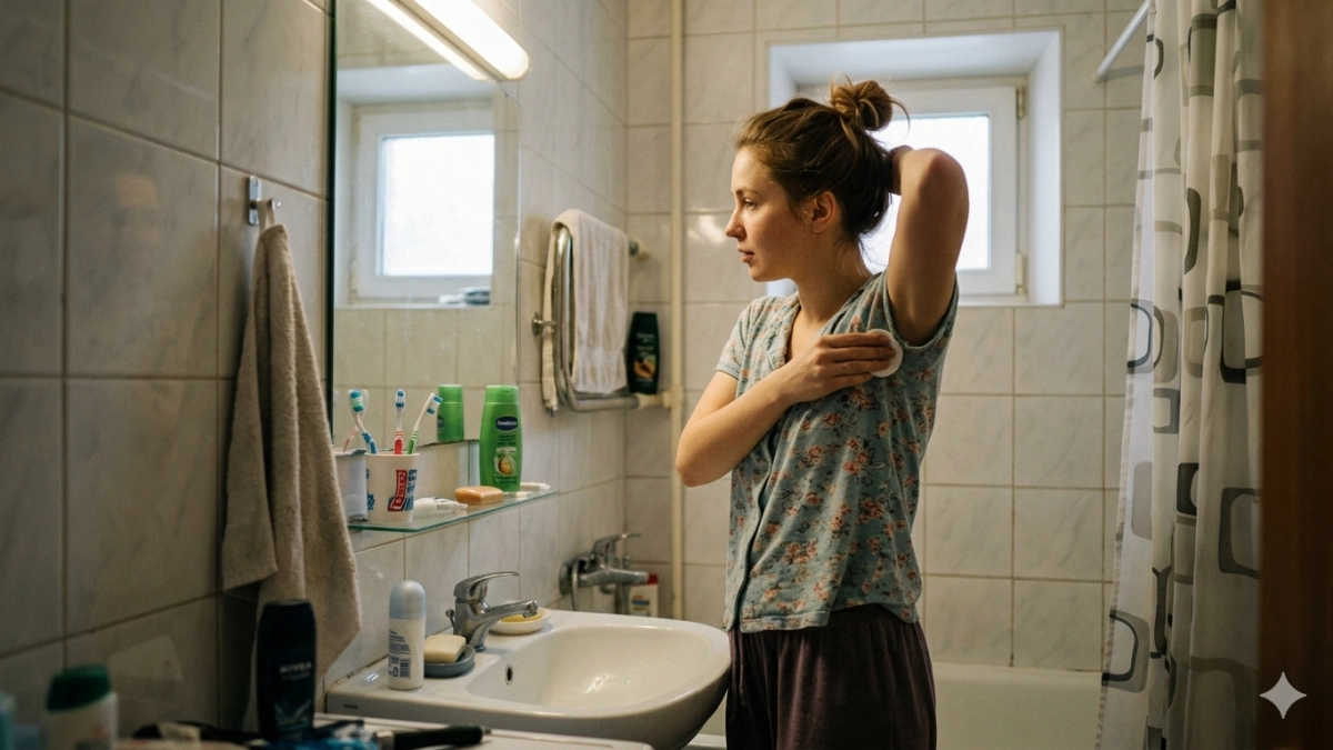 2 капли на ватный диск в жару – обязательно: даже при 40+ подмышки всегда сухие