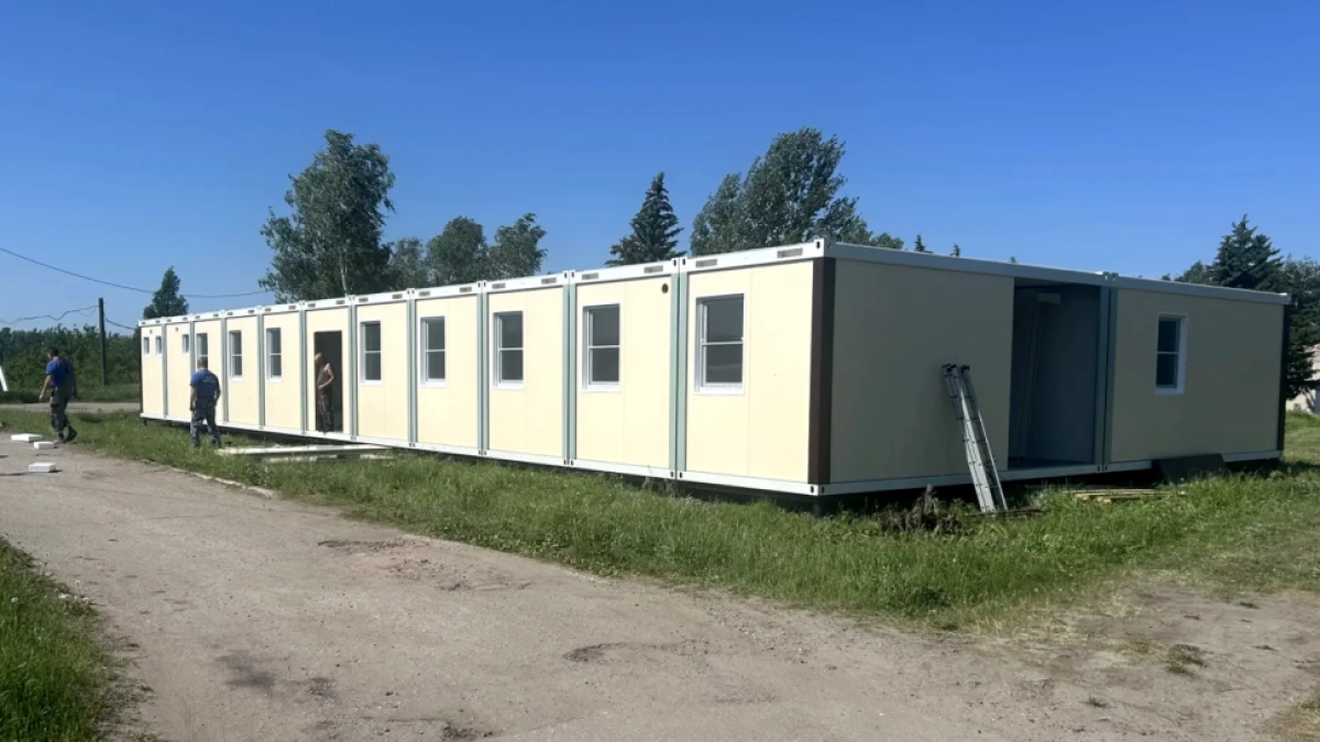 В селе Березовка Колышлейского района строят модульную врачебную амбулаторию