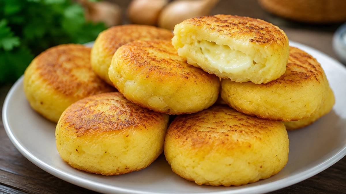Смешала картофель и тертый сыр — на ужин подаю кремовые котлетки: вкуснее мясных, сочнее фрикаделек - а внутри вкусный сюрприз