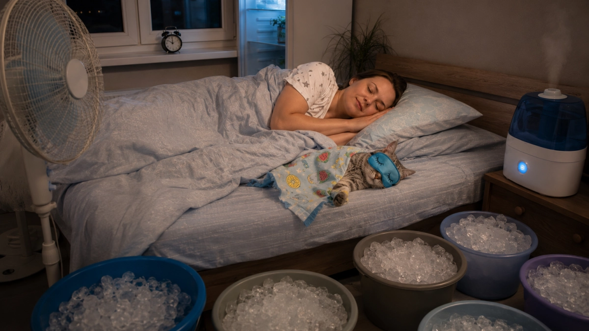 На улице +35, а а я сплю как младенец: делюсь советами, которые помогают крепче спать летом — так все делают в жарких странах