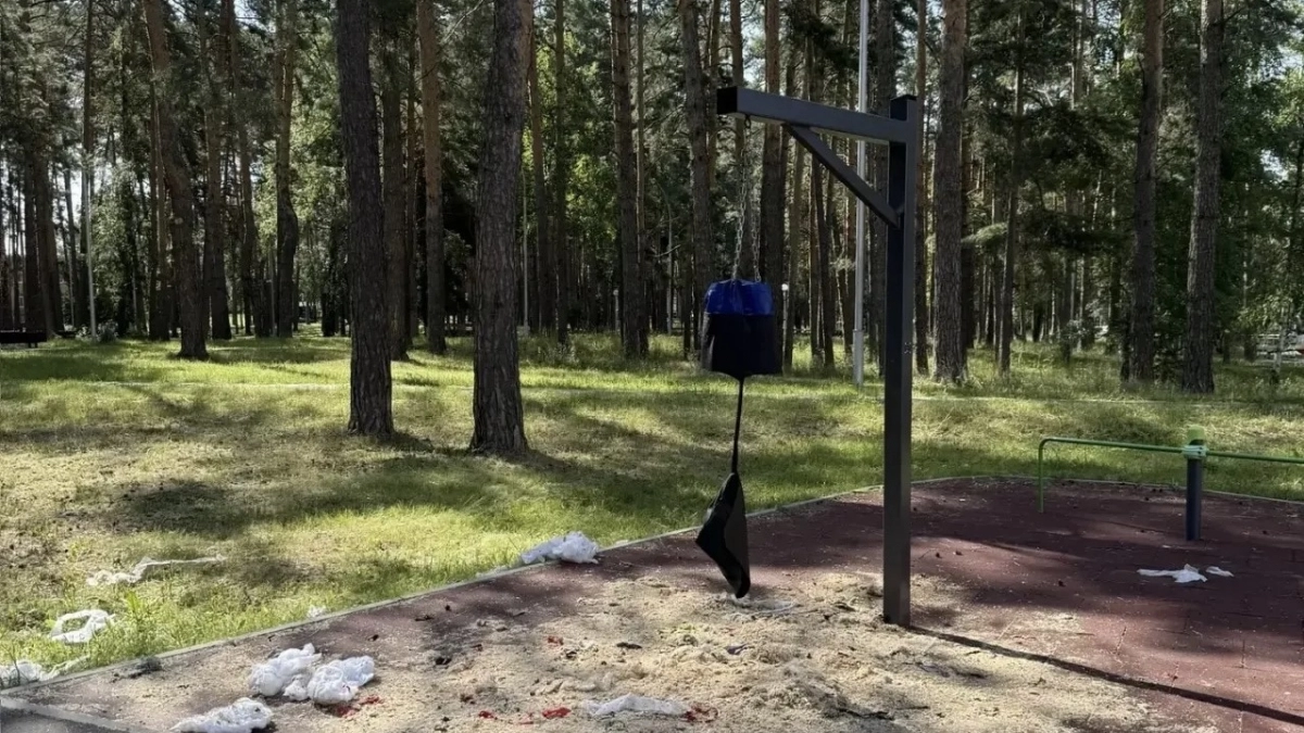В Заречном юные вандалы вывели из строя боксерскую грушу