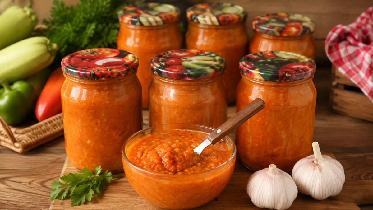 Идеальная аджика из кабачков на зиму: за час делаю вкусную заготовку на всю зиму - пальчики оближешь и никакой мороки