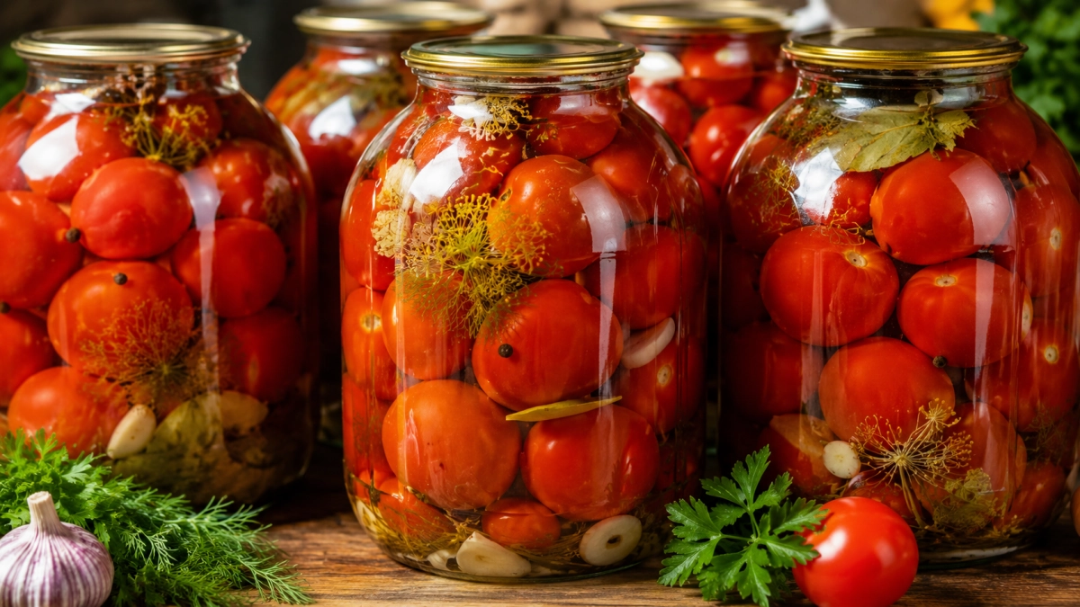 Вкуснейшие помидоры в банке - это лучший рецепт помидоров на зиму: вся фишка в этом пряном рассоле 
