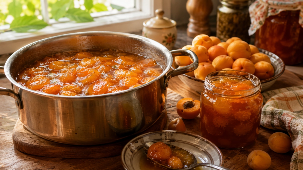 Варю абрикосовое варенье с дольками ленивым методом: на вкус как медовый нектар - янтарное, с густым ароматным сиропом
