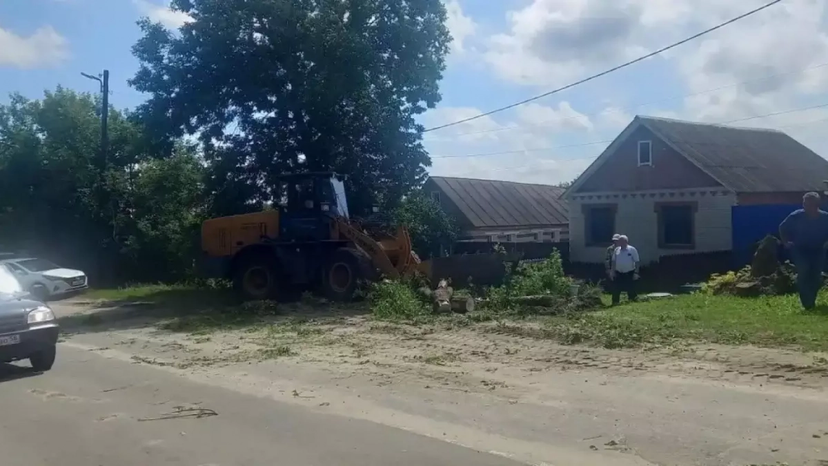 Как Нижний Ломов справляется с последствиями шторма