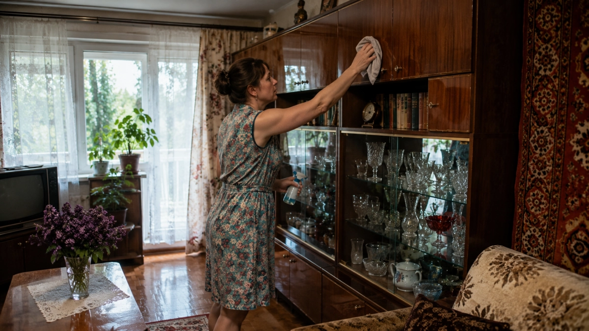 Уборка за час по советскому методу, который мы зачем-то забыли — теперь дома чисто, свежо и просторно 