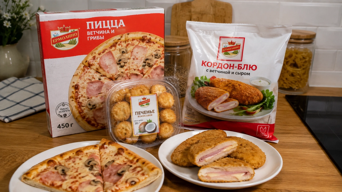 Скупили в "Ермолино" вкусноты по рекомендациям: пиццу, коксовое печенье и кордон-блю - дегустируем и оцениваем покупки