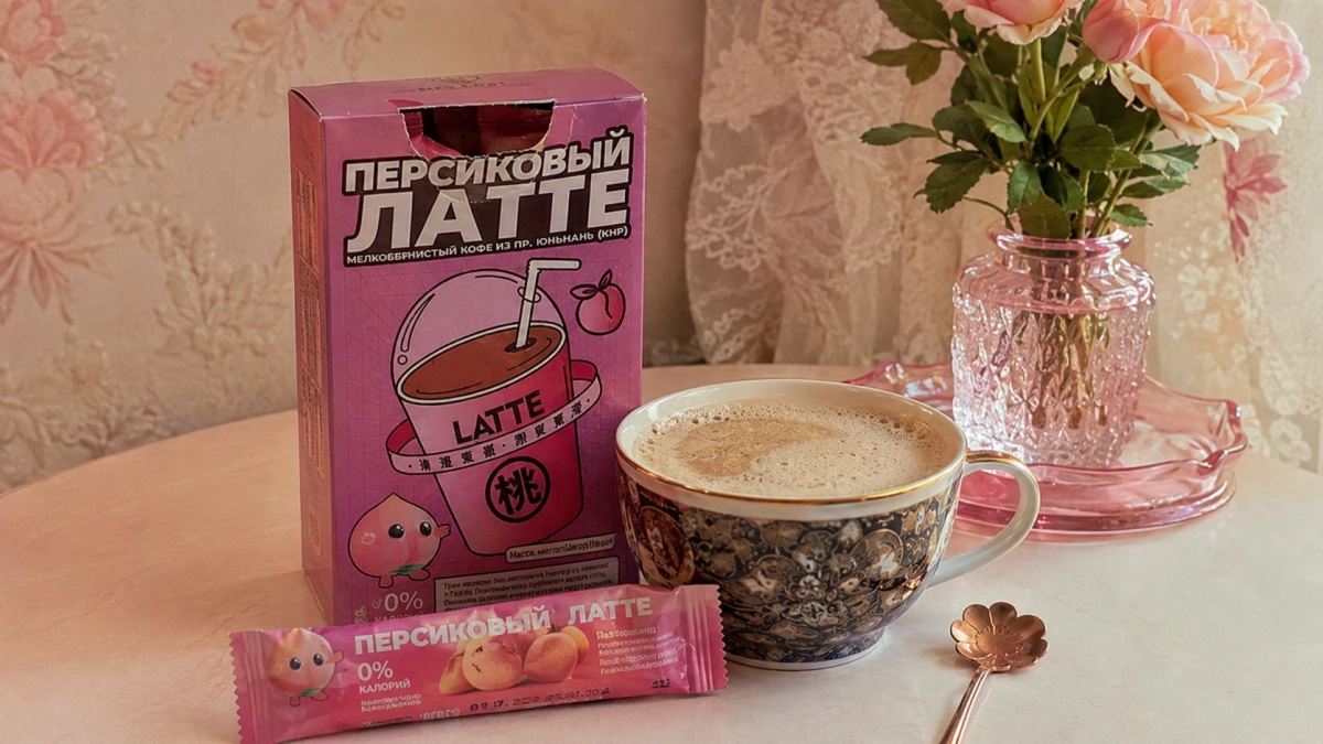 На Ozon найден клад для кофейных гурманов: персиковый латте - вкус 10 из 10 и аромат восхитительный
