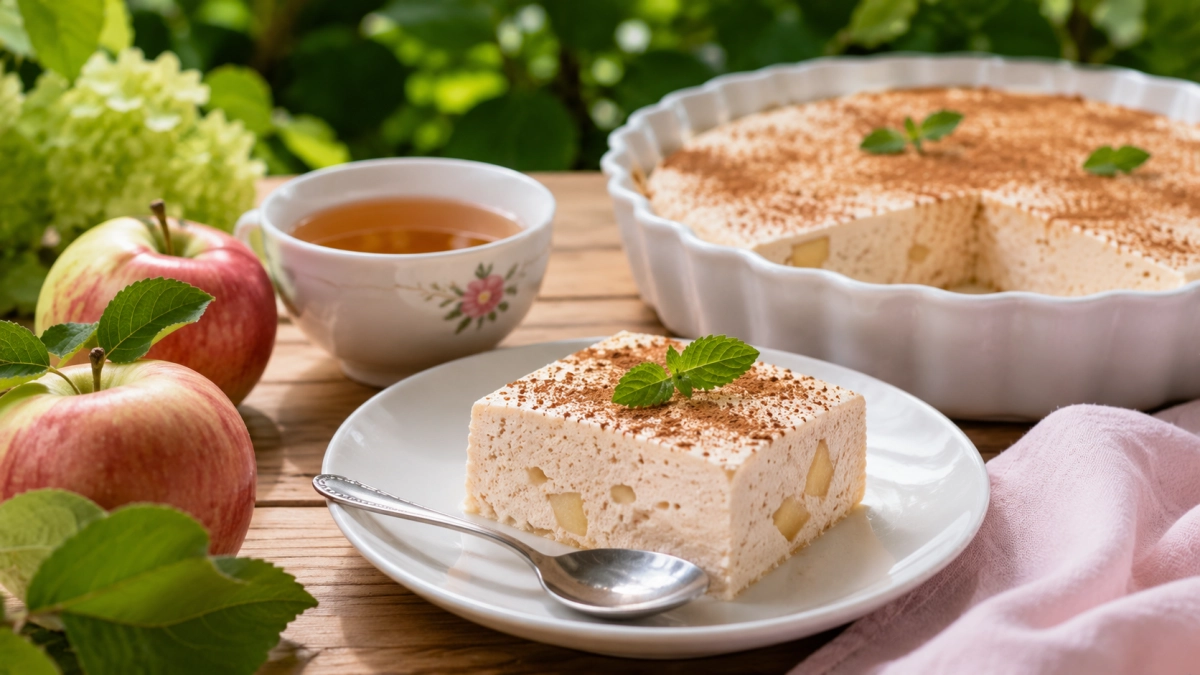 Без выпечки и муки: яблоки, ряженка да щепотка корицы — прохладное суфле к летнему чаепитию