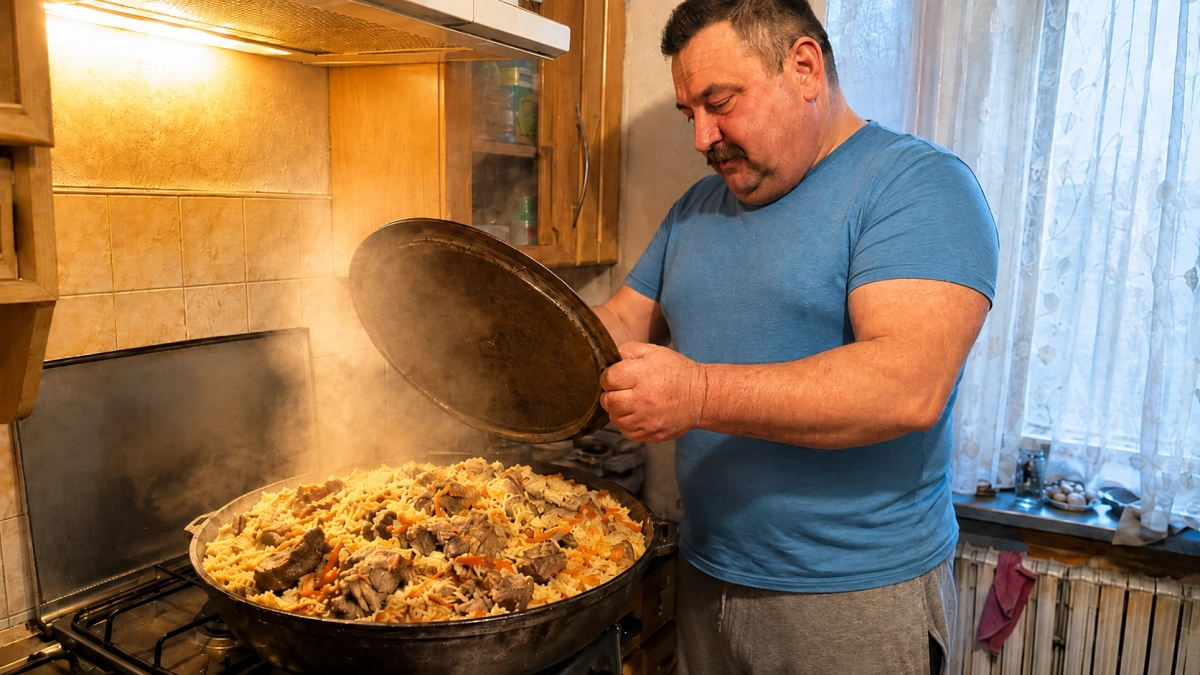Что класть в плов первым — лук, морковь или мясо: 30 лет делал неправильно — теперь рисинка к рисинке, а вкус как в чайхане