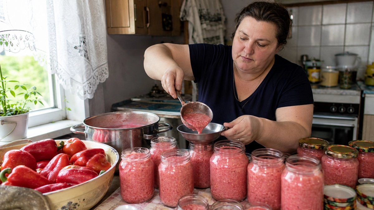 Розовую аджику каждый август кручу как угорелая: фруктовая, терпкая — к мясу, картошке и просто на хлеб