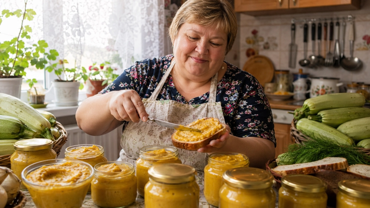 Кабачковая икра в прошлом: 900 г кабачков томлю до густого масла — хлеб заканчивается раньше намазки