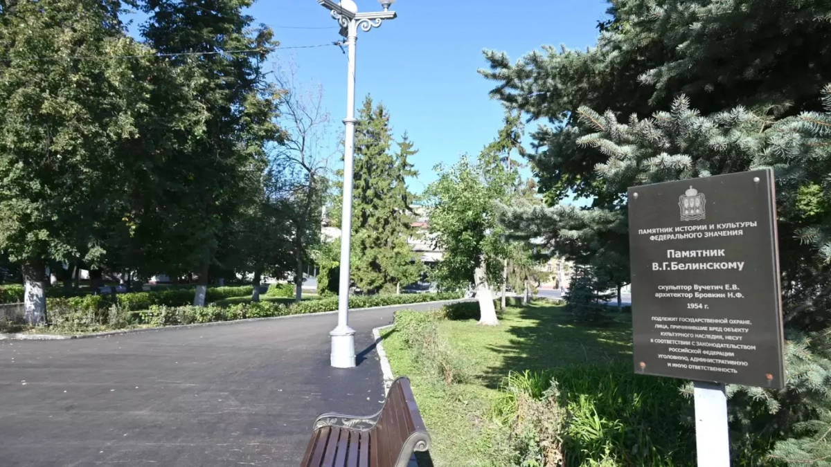 В центре Пензы за рекордные сроки обновили исторический сквер