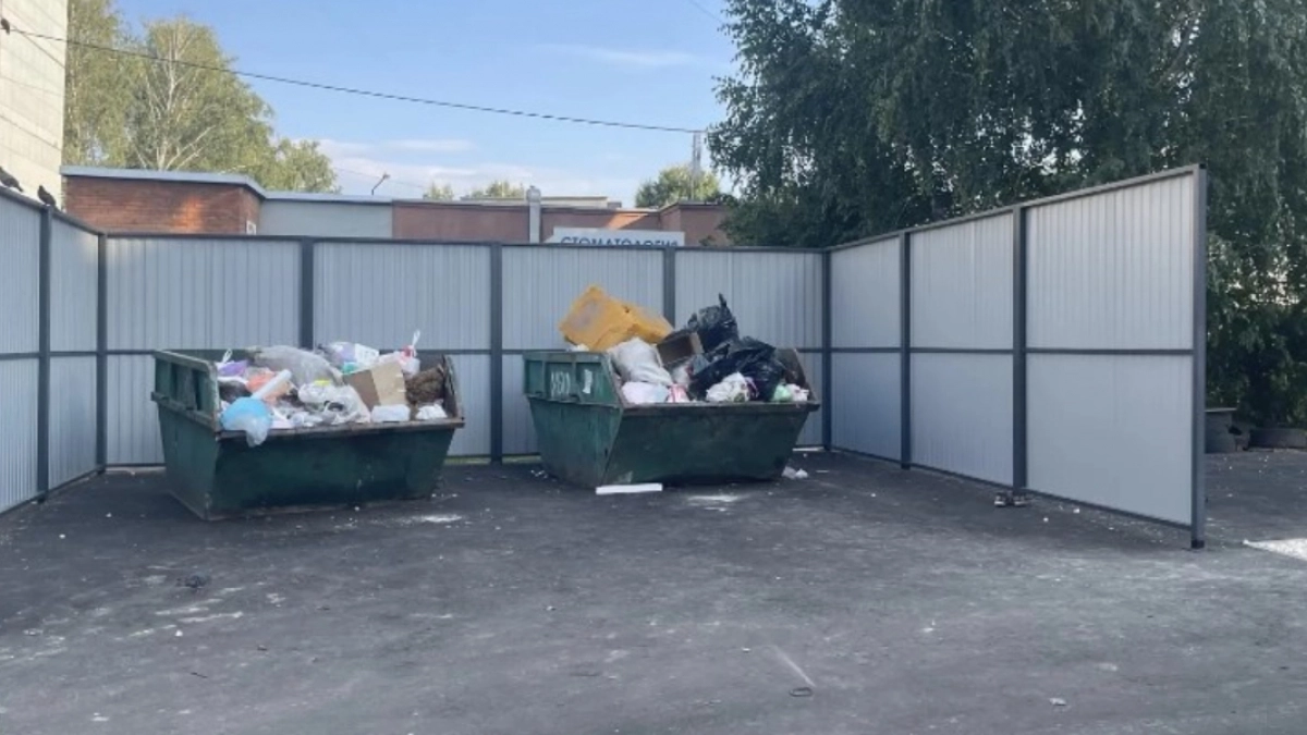 В Пензе проведено благоустройство контейнерной площадки в районе ул. Тепличной