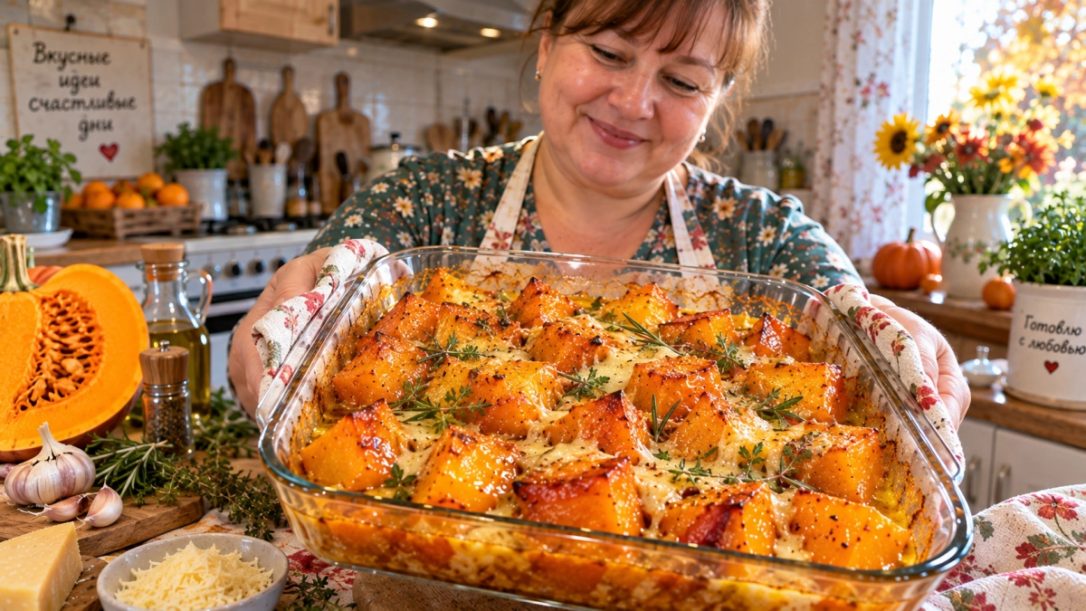 Когда идет тыква, итальянцы забывают про мясо: готовят с сыром и чесноком — аромат на весь двор стоит
