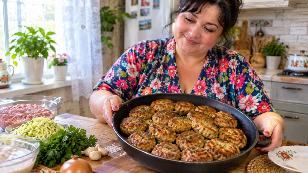 Не хлеб и не манка: осенью кладу в фарш горсть сочной стружки — котлеты пышные, мягкие и не превращаются в подошву