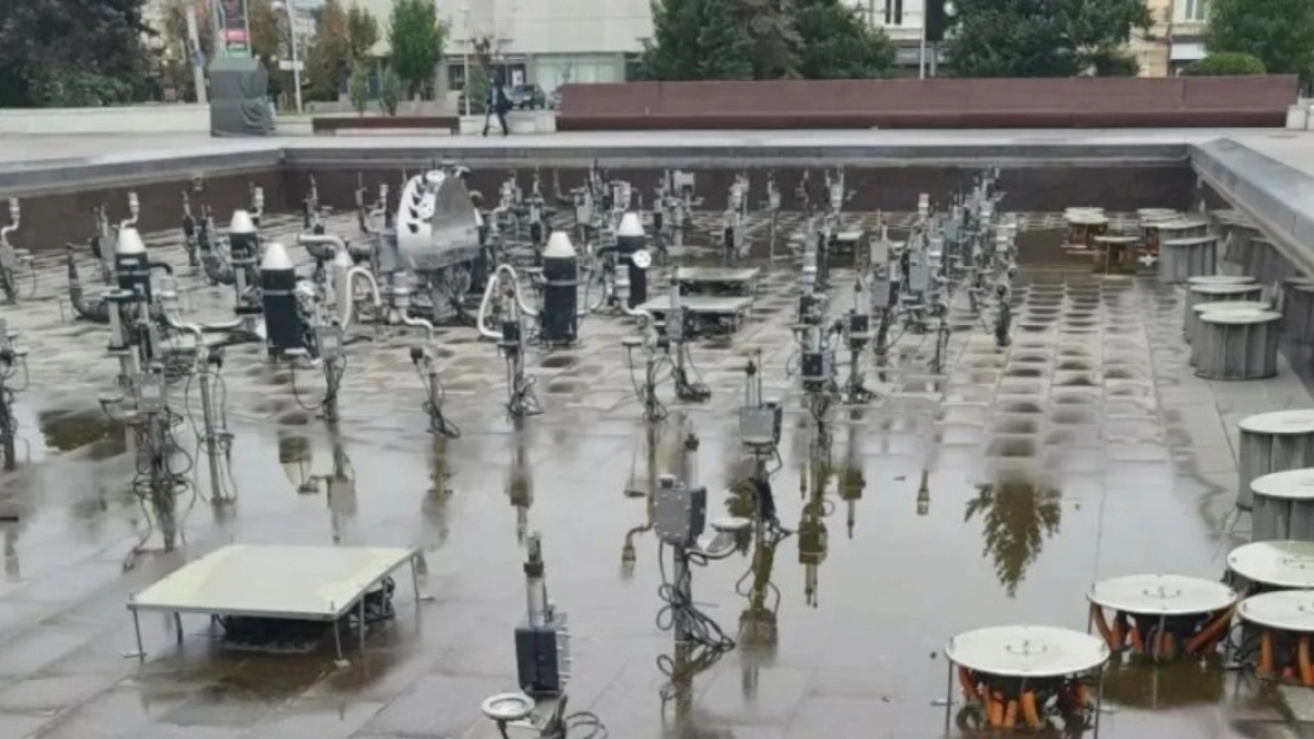 В Пензе стартовала консервация главного фонтана