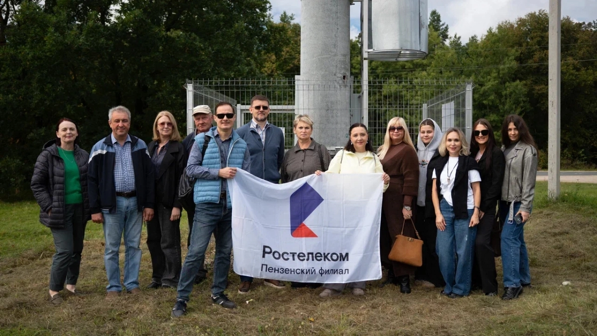 Третий этап пресс-тура — Наровчат: «Ростелеком» рассказал о строительстве базовых станций мобильной связи и поделился планами на будущее