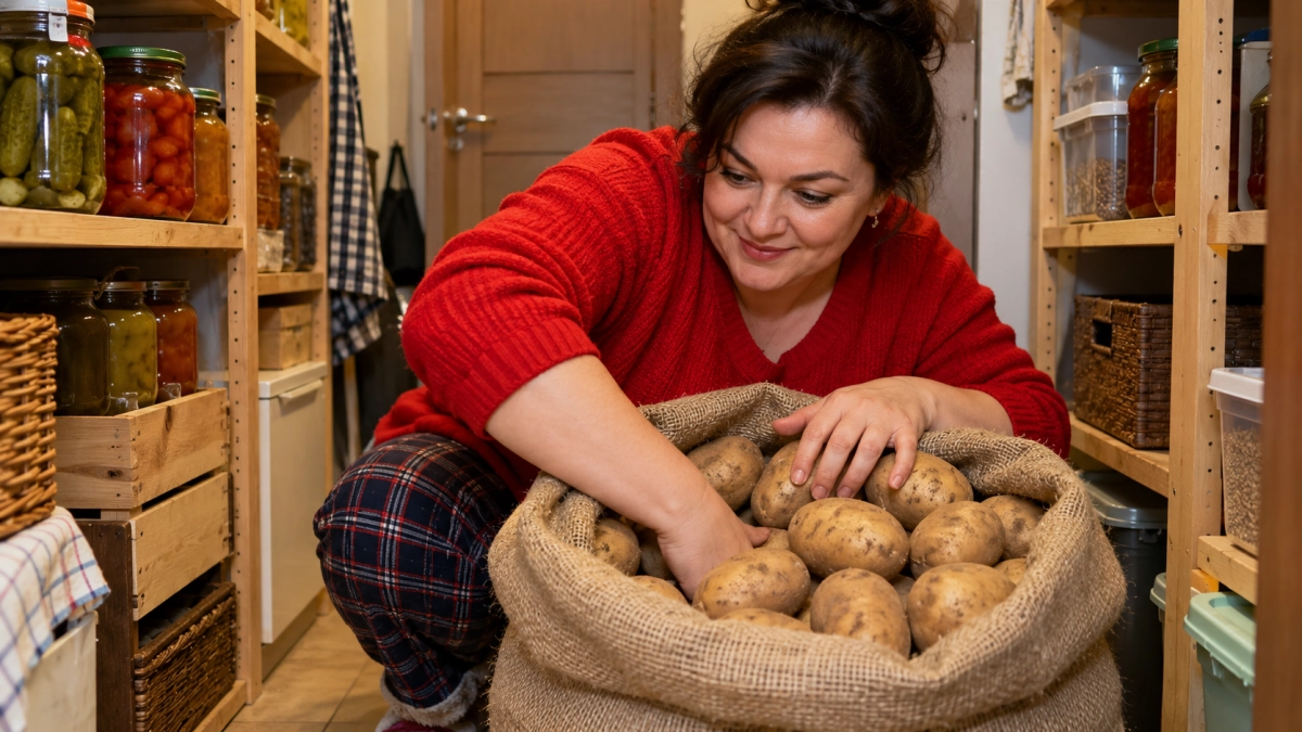 Зачем в мешки с хранящейся картошкой кладут несколько спелых яблок: запомните раз и навсегда