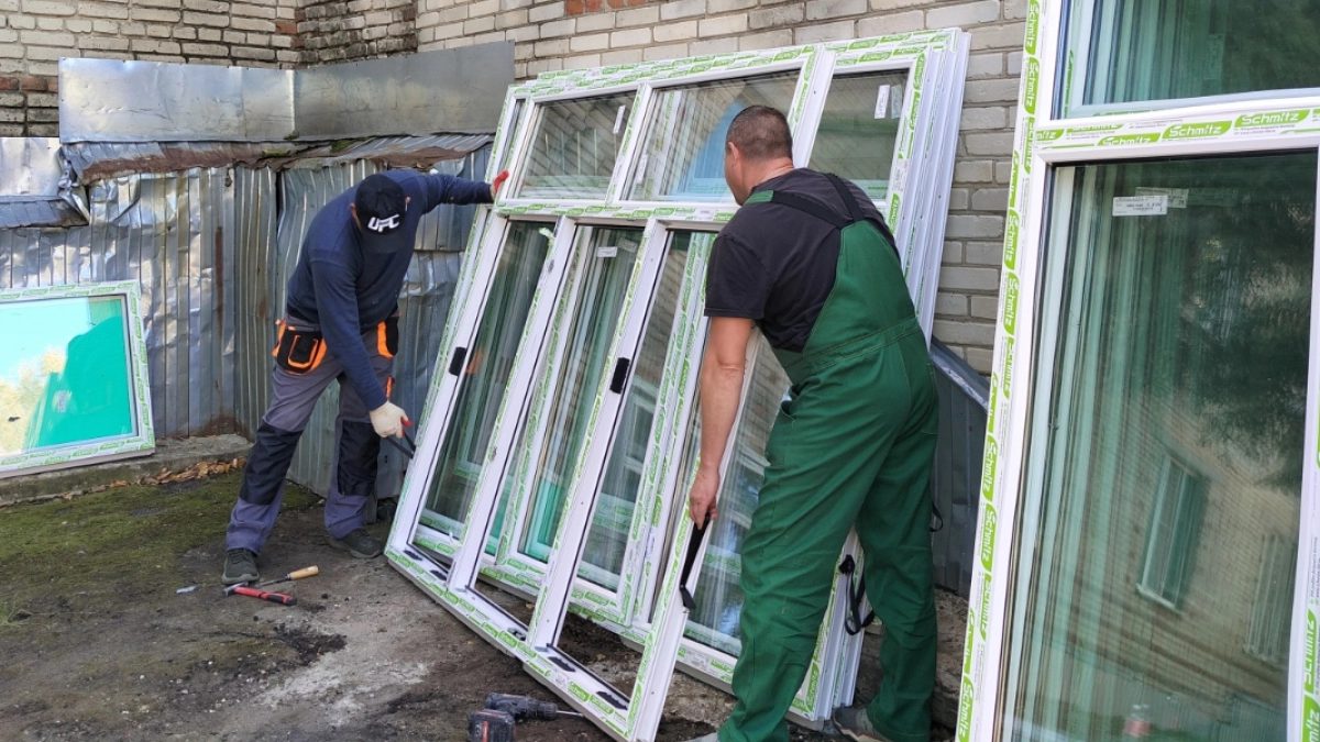 В Пачелмской больнице им. В.А. Баулина начались работы по замене окон