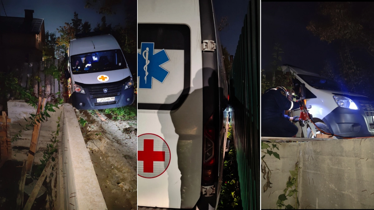 В СНТ «Золотая осень» спасатели вытащили застрявший автомобиль