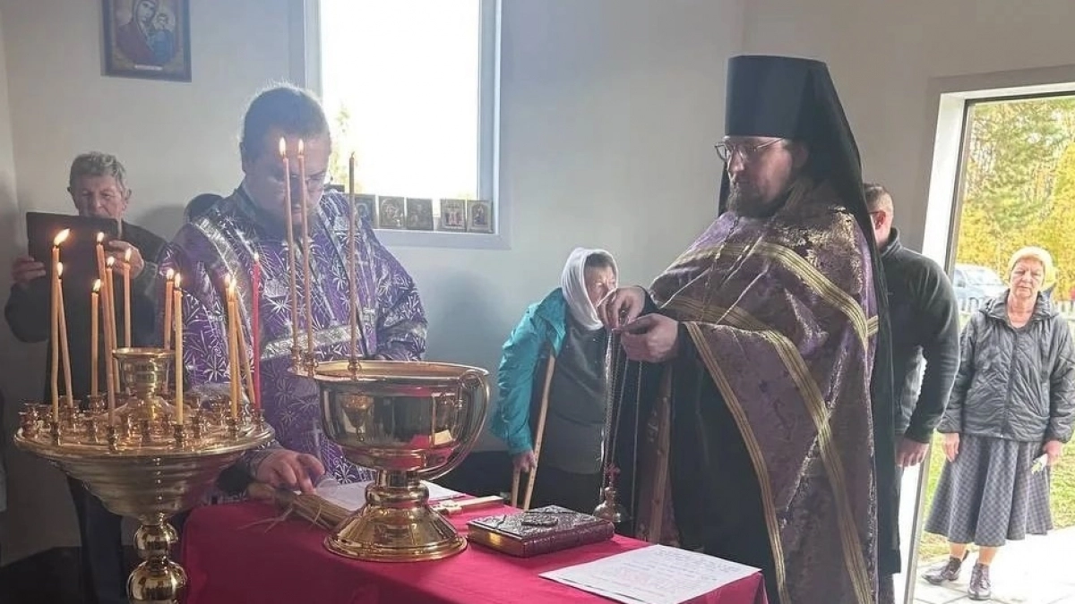 В селе Колдаис освятили часовню на кладбище
