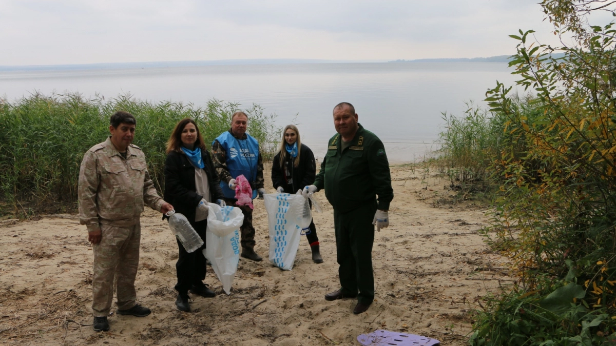 В Пензенской области очистили более 15 км берега водохранилища