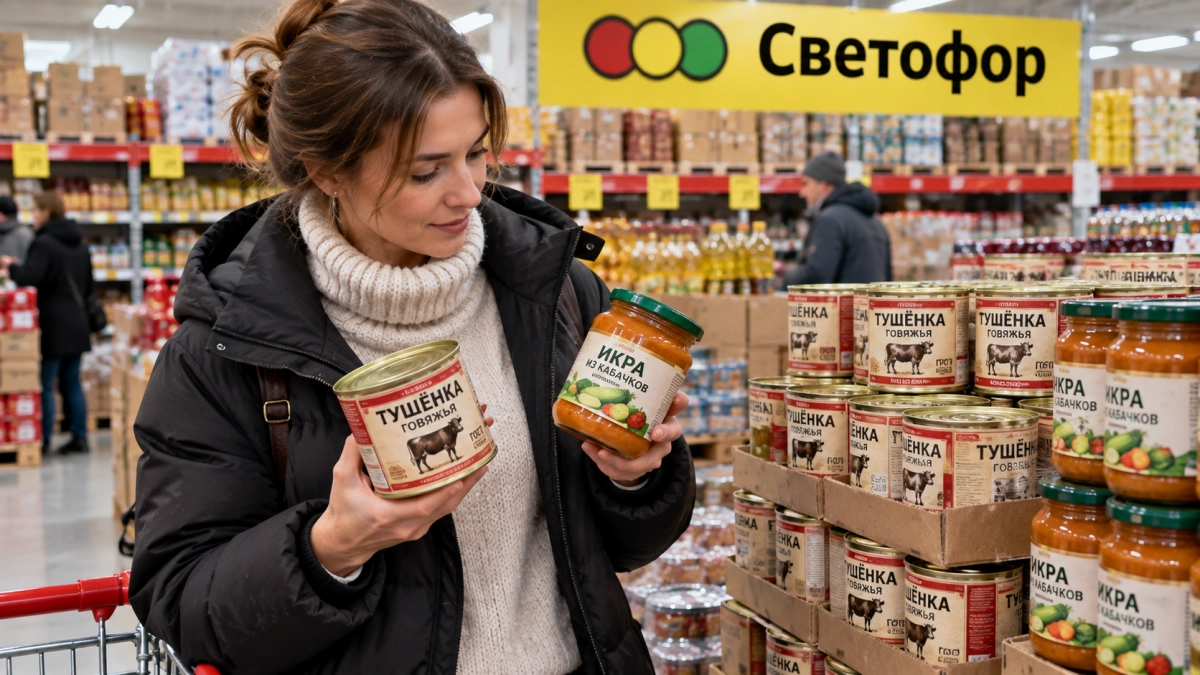 Почему мясную тушёнку в «Светофоре» продают дешевле кабачковой икры: вот откуда её привозят на полки магазинов
