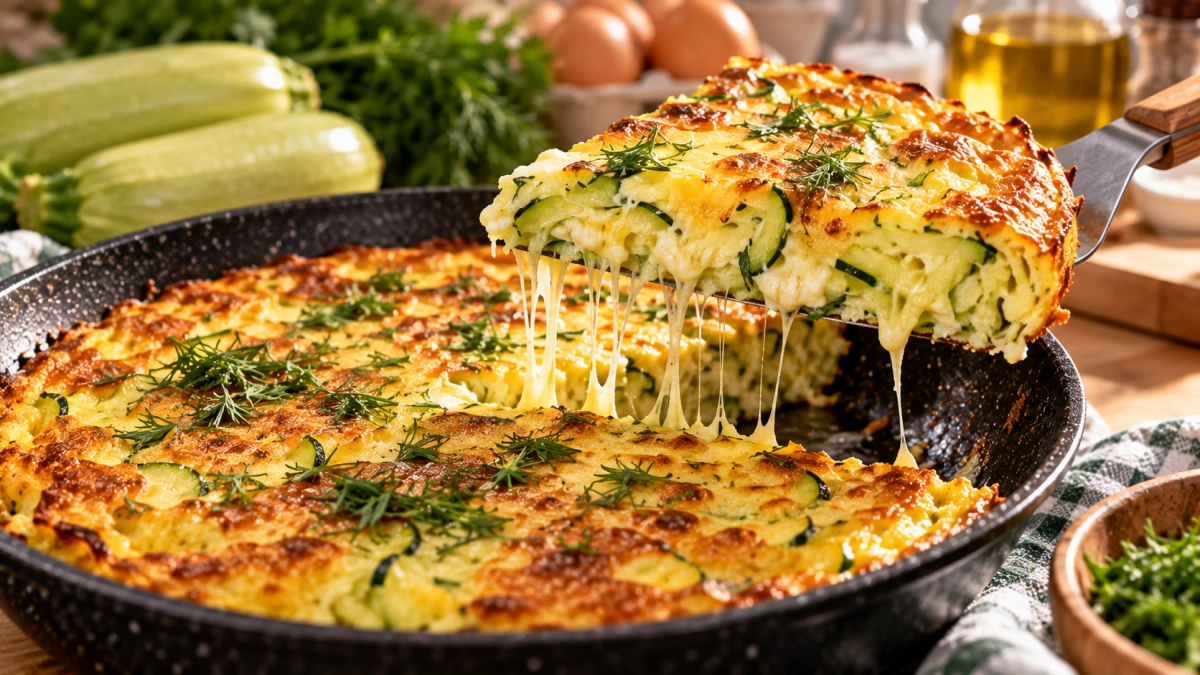 Тру 1 кабачок и заливаю яйцом — никакого теста и дрожжей: делаю вкусный завтрак за 15 минут — лучше драников и омлета