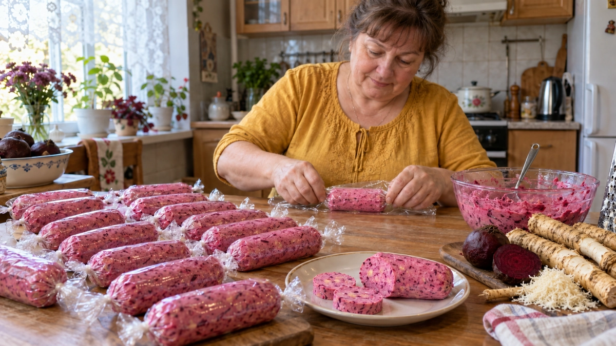 Хрен в октябре натираю не для хреновины: рубиновое масло к Новому году — ядрёное и нежное, к холодцу, буженине и горячей картошке