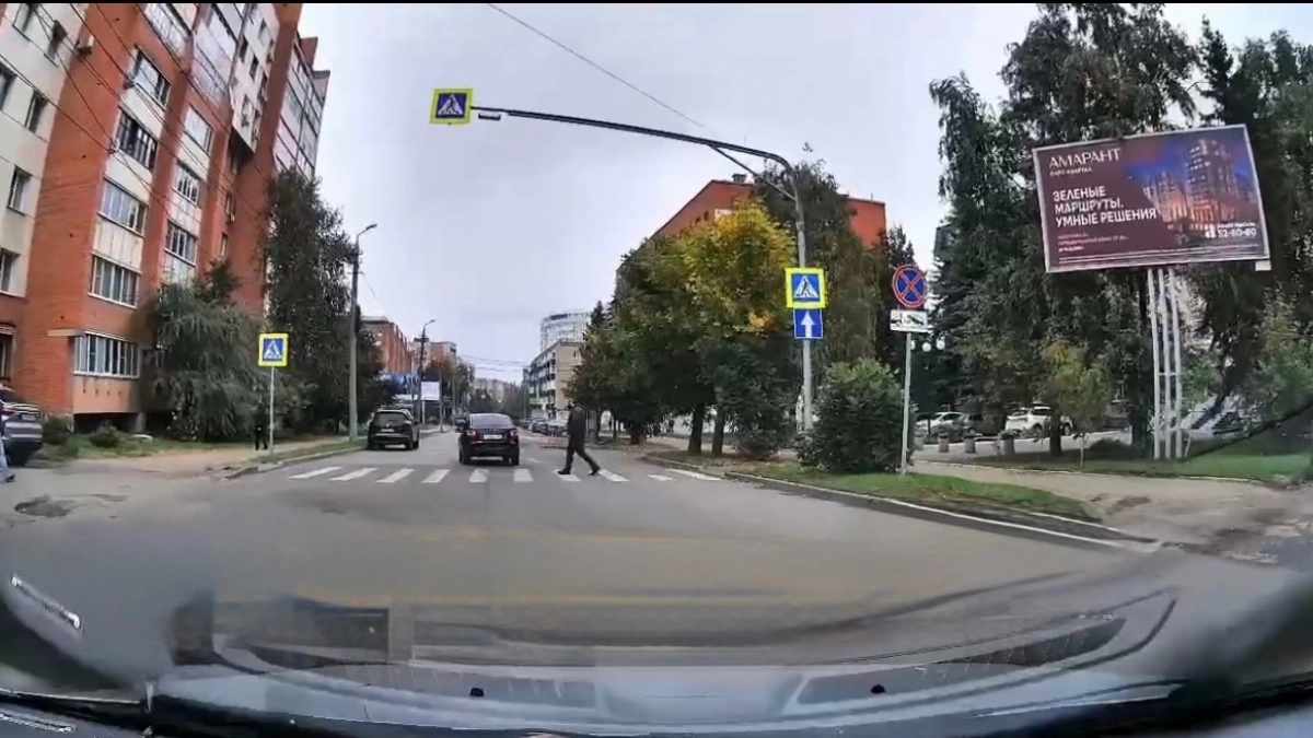 Видео из сети помогло наказать пензенского водителя, не уступившего пешеходу