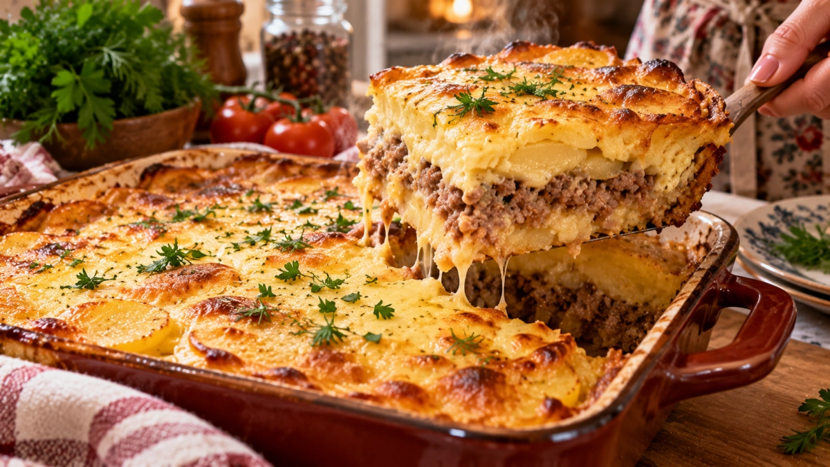 Запеканка с фаршем и картофелем выйдет нежной как суфле: когда приправлять слои, чтобы мясо не превратилось в сухую плотную подошву