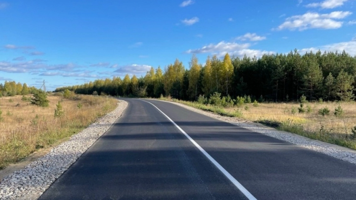 В Камешкирском районе завершился ремонт автодороги «Русский Камешкир - Бегуч»