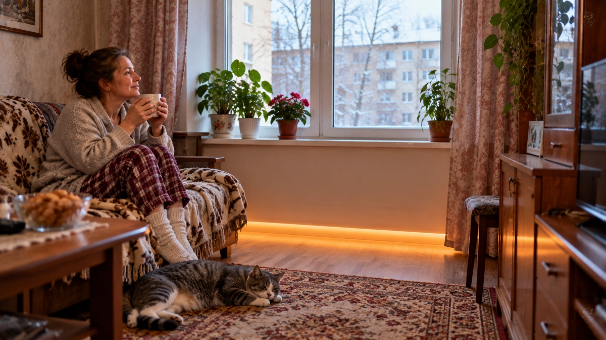 Батареи на стенах больше не в моде: в 2026/27 ставят «невидимое отопление» — тепло есть, а радиаторы не видно