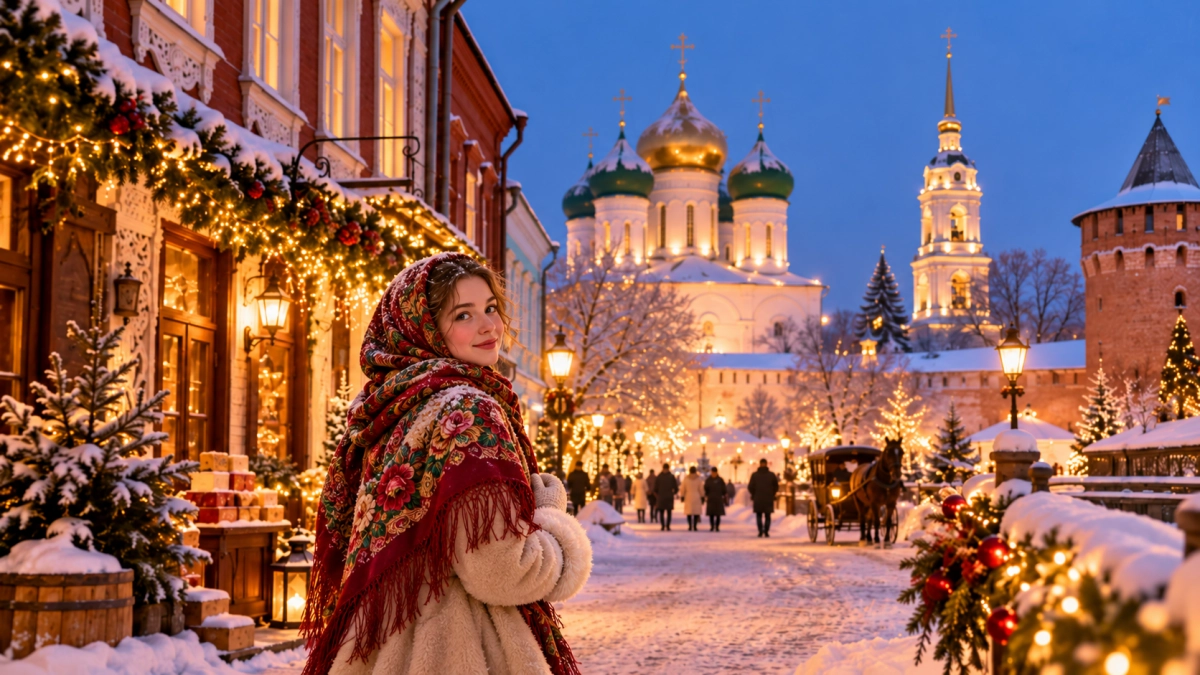 Заснеженные купола, купеческие особняки и аромат пастилы: куда поехать на Новый год за русской сказкой