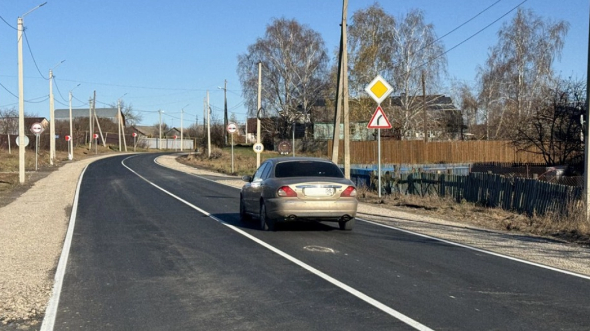 В Пензенском районе в рамках нацпроекта отремонтировали три участка автодороги «Пенза - Кондоль»