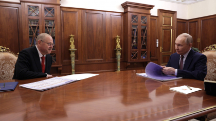 Путин и Мельниченко обсудили инвестиционное развитие Пензенской области