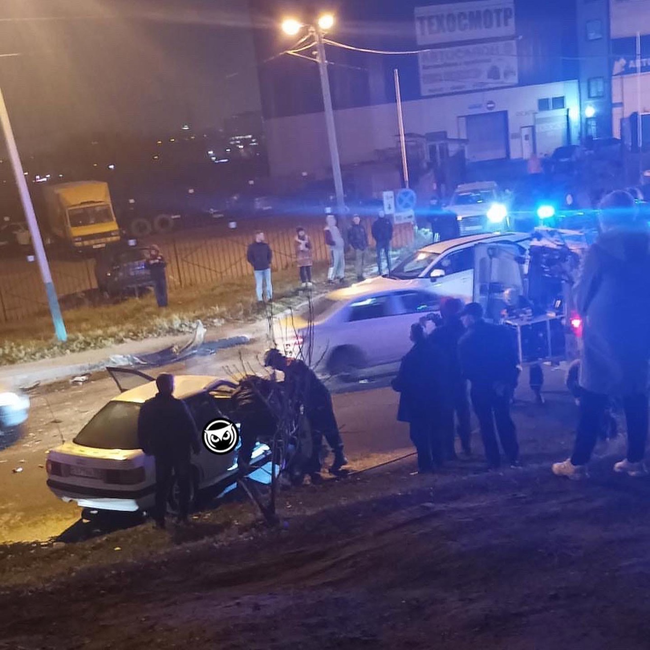 Соцсети: в Пензе спасатели и скорая прибыли к месту аварии на улице Воронова