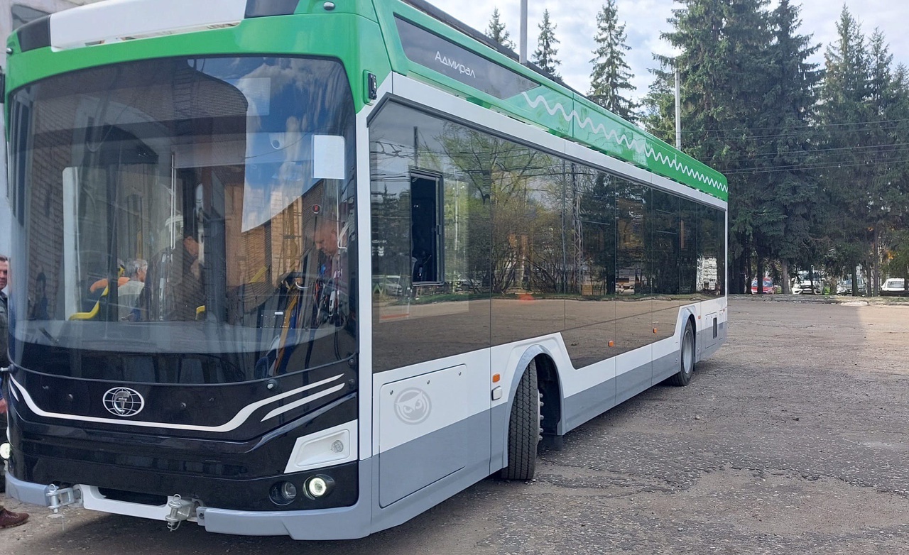 В Пензе прошла первая тестовая поездка троллейбуса на автономном ходе 