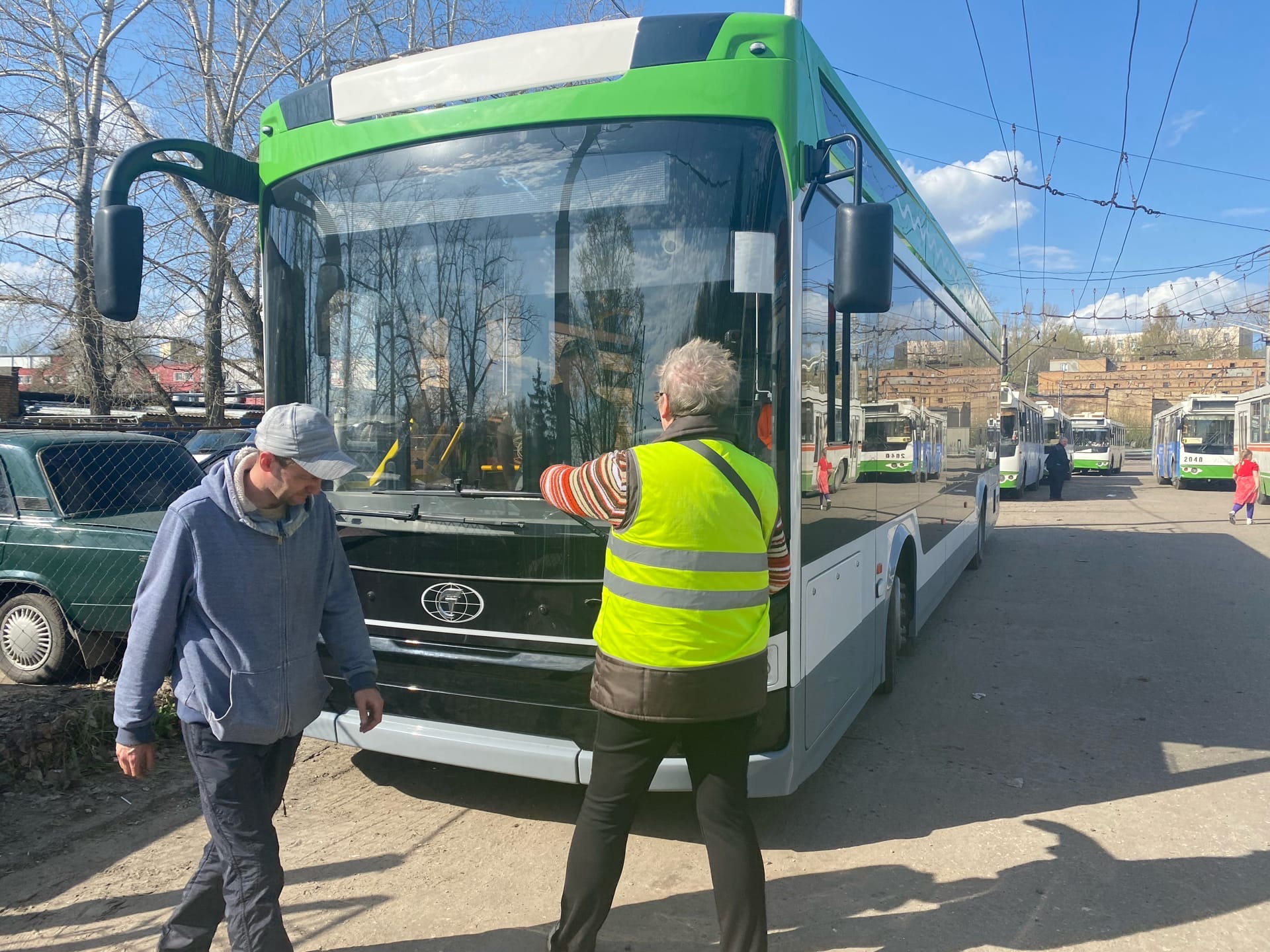 В Пензу пригнали новые троллейбусы - экскурсия Pro Город по салону