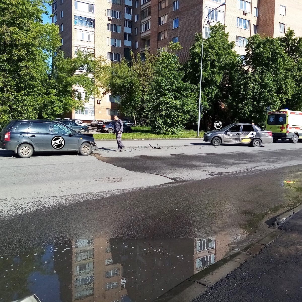 В утреннем ДТП с такси на Урицкого в Пензе пострадал человек