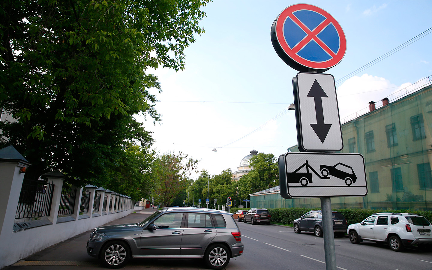 В Пензе на улице Крупской появятся запрещающие парковку дорожные знаки