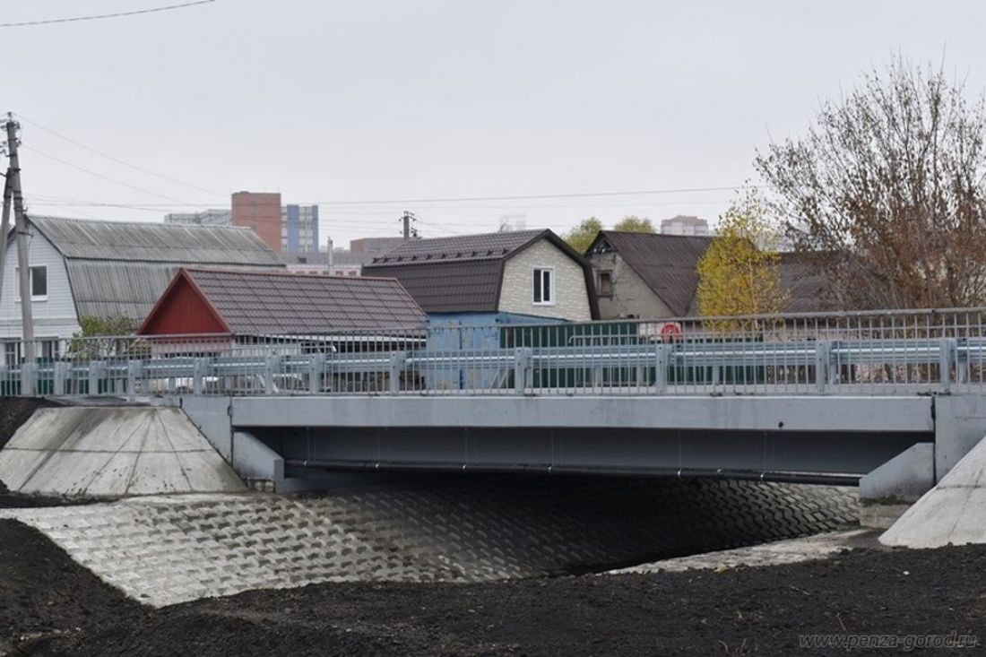 В Пензе введен в эксплуатацию мост через реку Мойку 