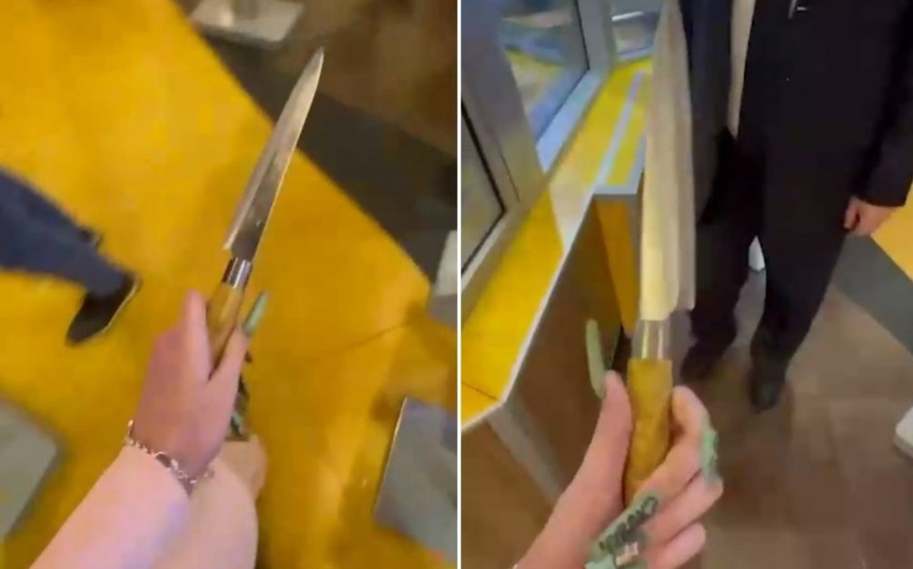 В Москве неадекватная блогерша из Пензы ворвалась с ножом во «Вкусно и точка»
