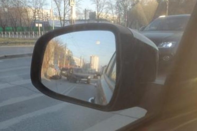 В Пензе произошла серьезная авария: на дороге образовалась огромная пробка
